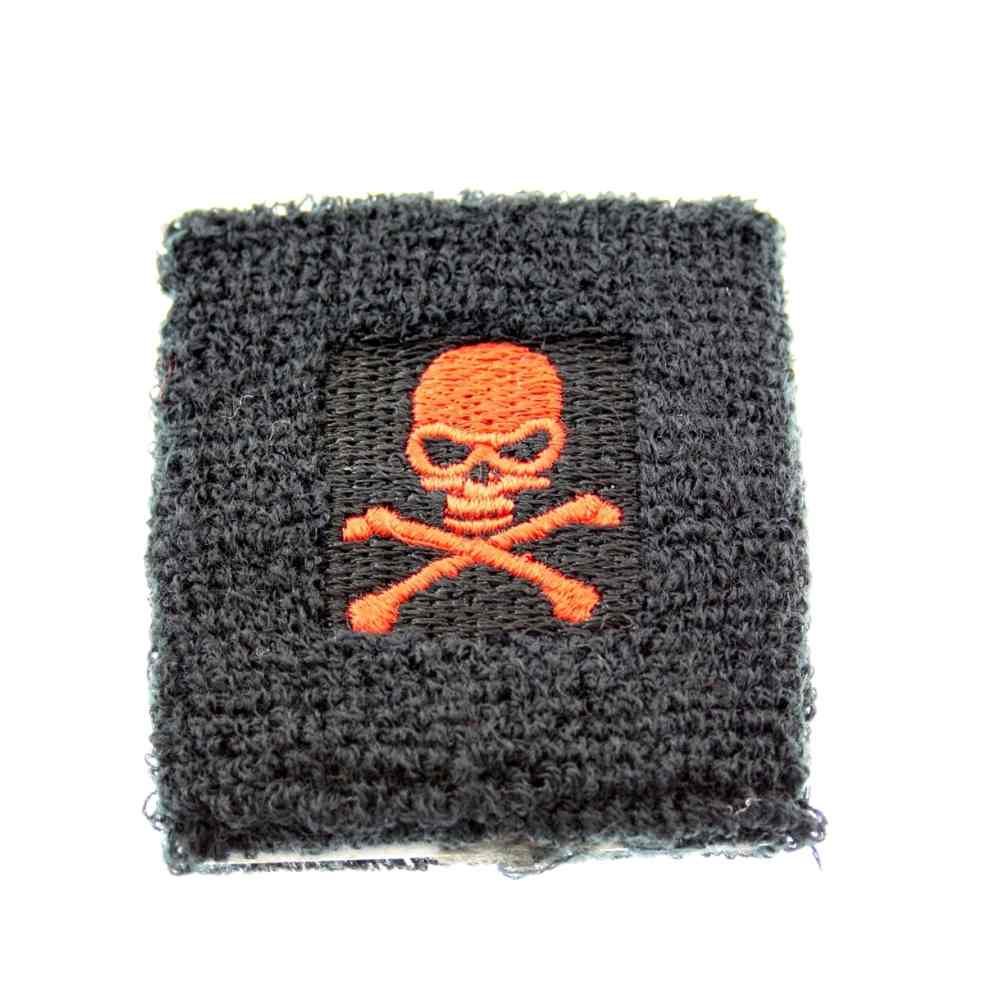 Zac's Alter Ego - Skull and crossbones Sweatband - Black/Red